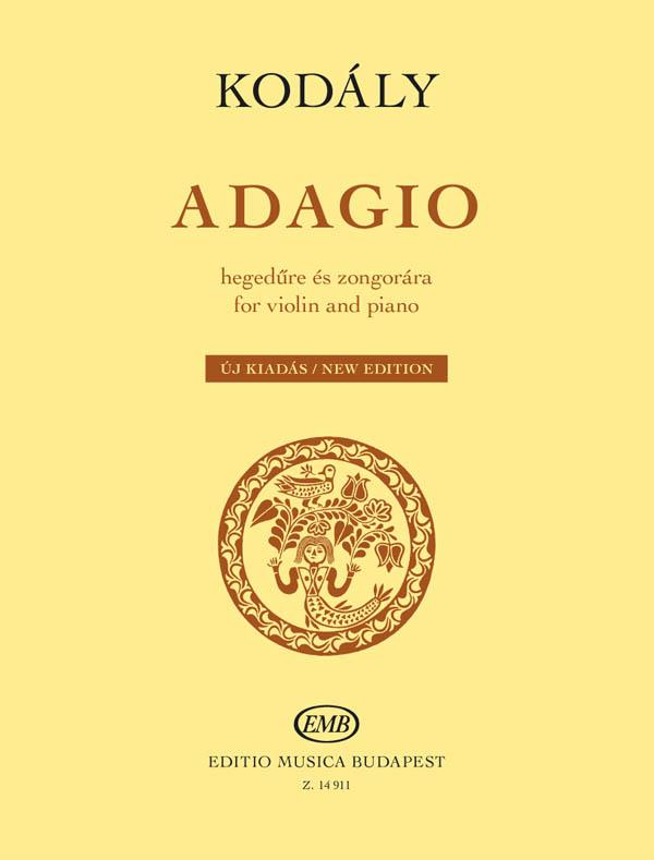 Adagio For Violin And Piano noty pro housle a klavír