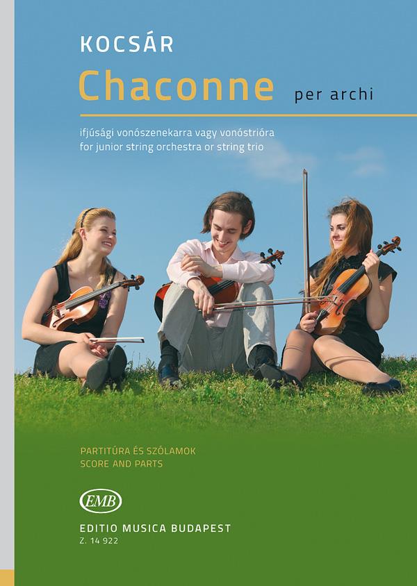 Chaconne per archi - for junior string orchestra or two violins and violoncello or violin, viola and violoncello - pro smyčcový soubor