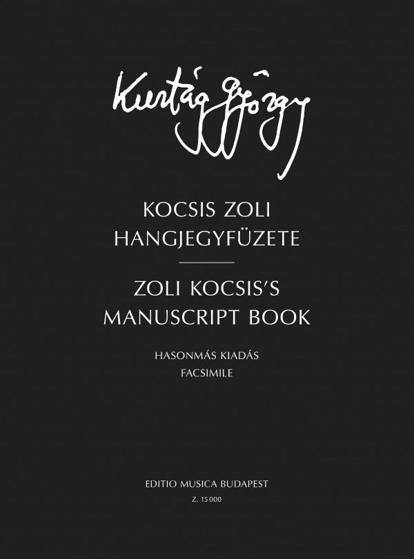Zoli Kocsis's manuscript book - pro klavír
