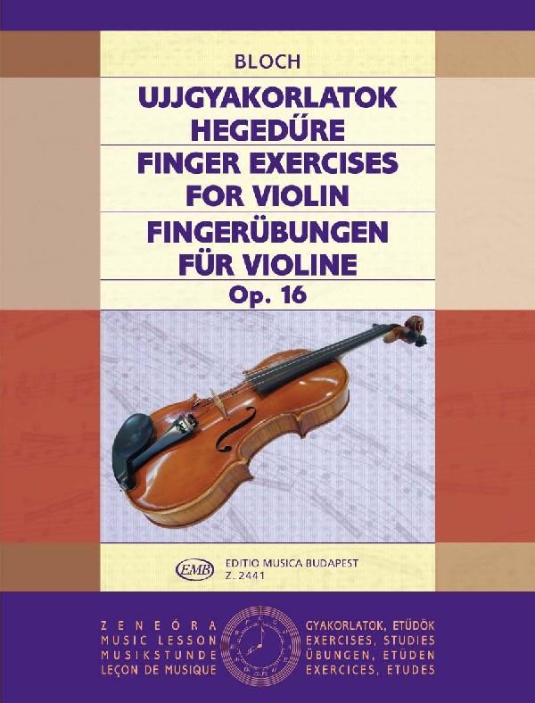 Fingerübungen op. 16 - etudy pro housle