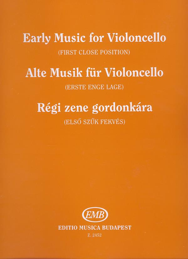 Alte Musik für Violoncello Werke aus dem 17-18. - Werke aus dem 17-18. Jahrhundert für Violoncello gesetzt - violoncello a klavír