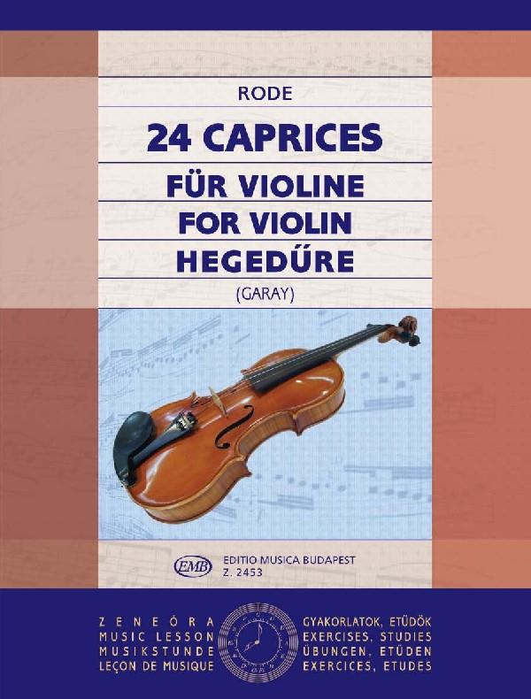 24 Caprices - etudy pro housle