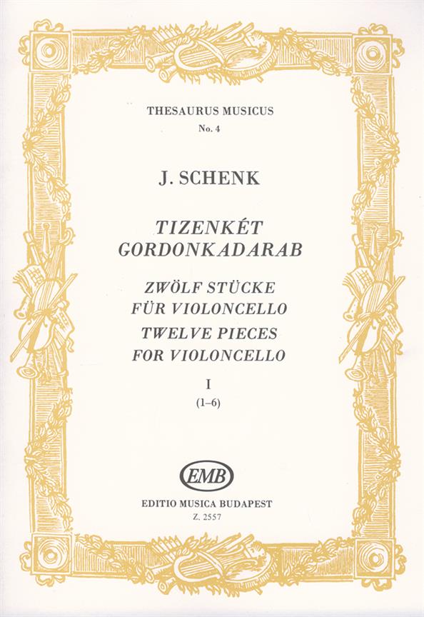12 Stücke für Violoncello aus den Scherzi Musicali - violoncello a klavír