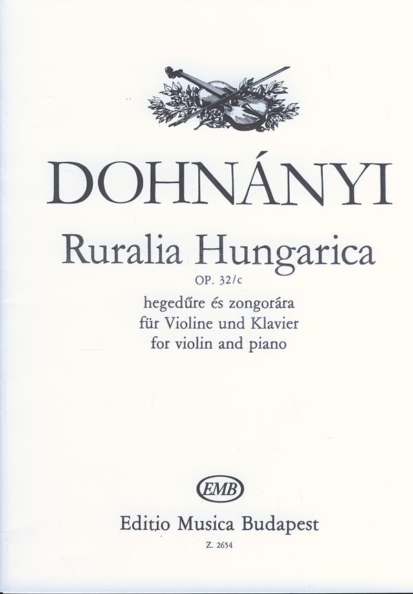 Ruralia Hungarica op. 32-c - pro housle a klavír