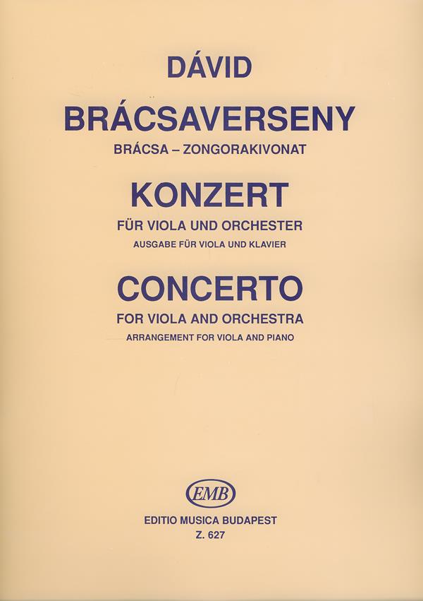 Konzert für Viola und Orchester - viola a klavír