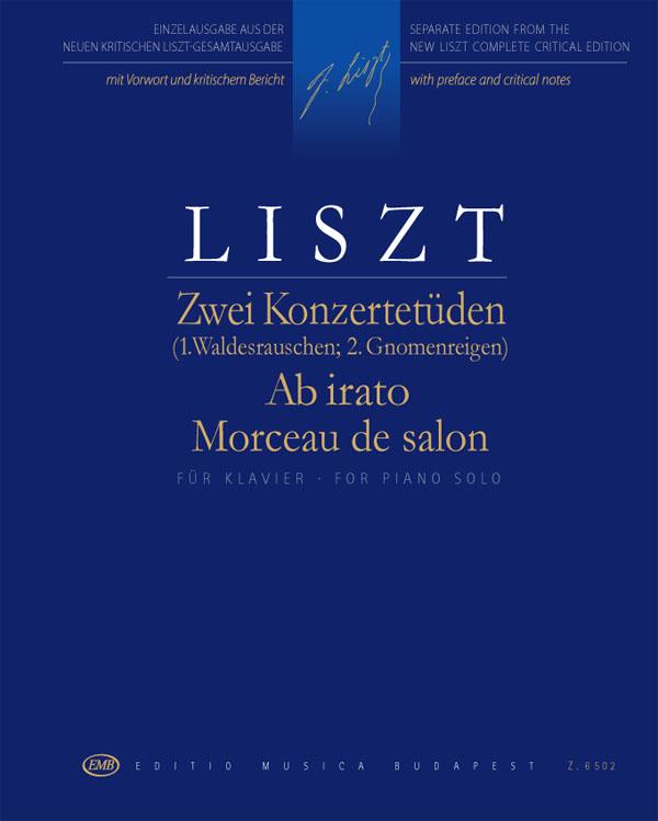 Two Concert Studies, Ab irato, Morceau de salon - Waldesrauschen, Gnomenreigen - pro klavír