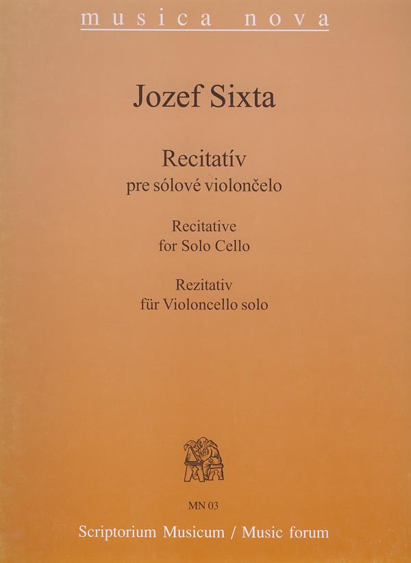 Rezitativ - für Violoncello solo - pro violoncello