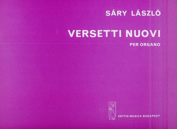 Versetti nuovi - pro varhany