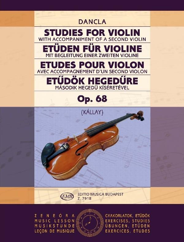 Etüden(15) Opus 68  - mit Begleitung einer zweiten Violine - duet pro housle