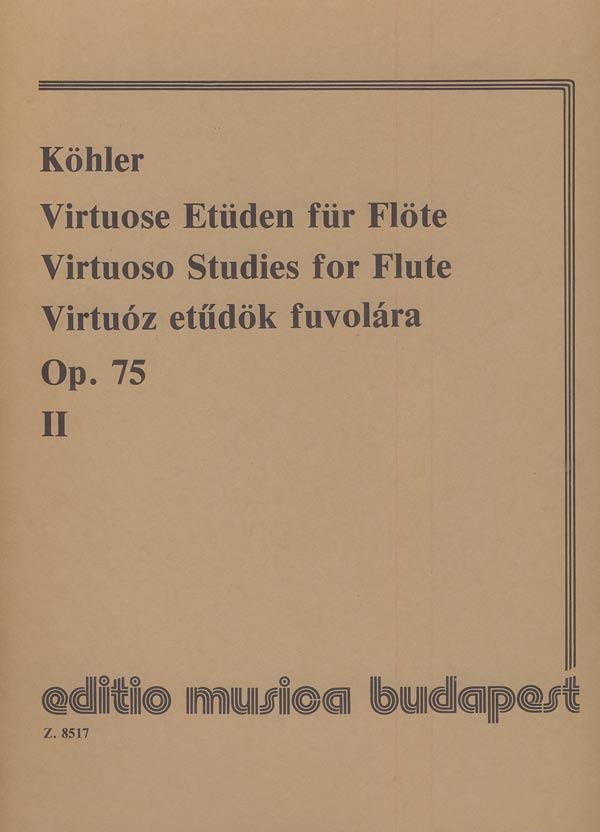 Virtuose Etüden für Flöte 2 - etudy pro příčnou flétnu