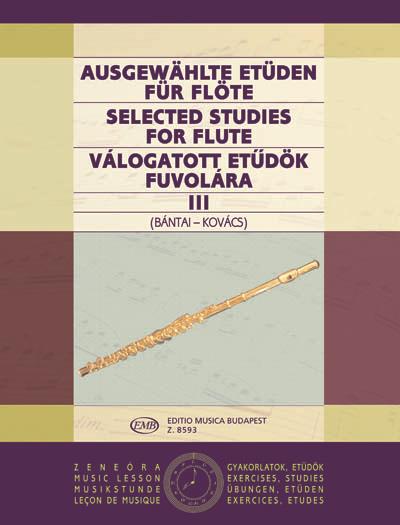 Ausgewählte Etüden für Flöte III - Selected Studies for Flute 3