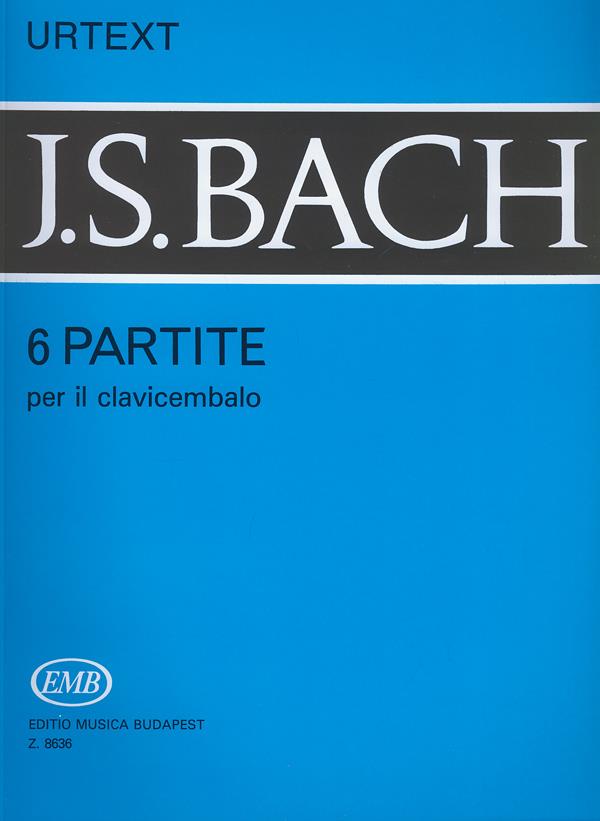 Sechs Partiten für CZalo (Klavier) BWV 825-830 - BWV 825-830 - na klavír