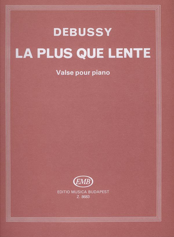 La plus que lente Valse pour piano - pro klavír
