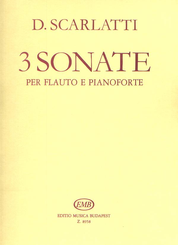 Drei Sonaten - příčná flétna a klavír