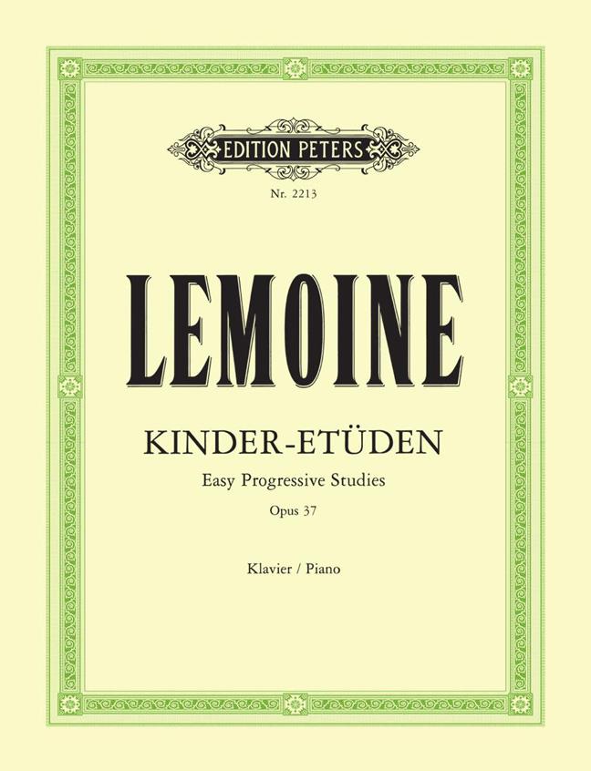 Dětské etudy pro klavír op. 37 od Henri Lemoine