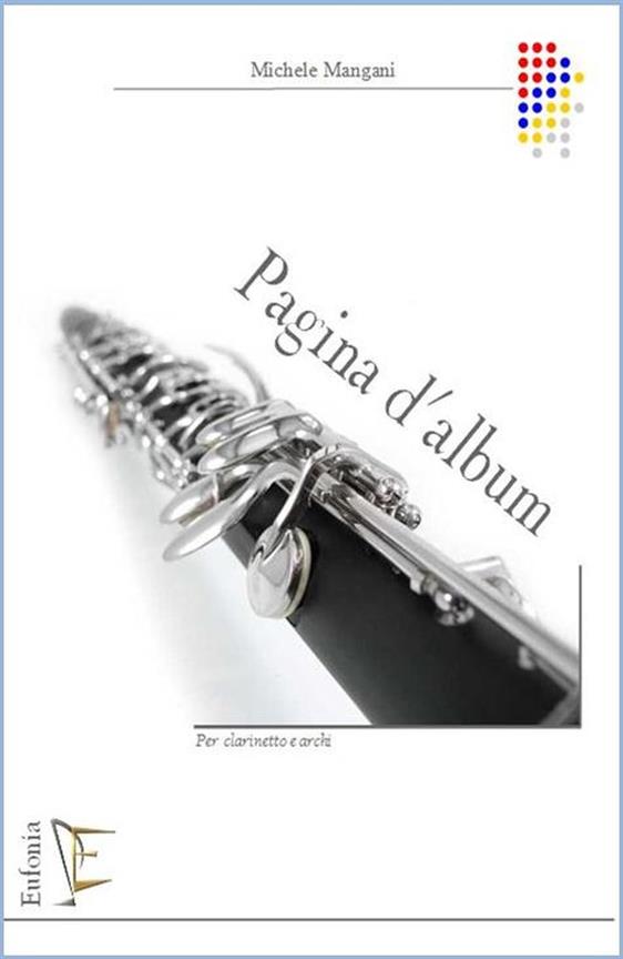 Pagina D'Album - Per Clarinetto e Archi - pro klarinet a smyčcový soubor