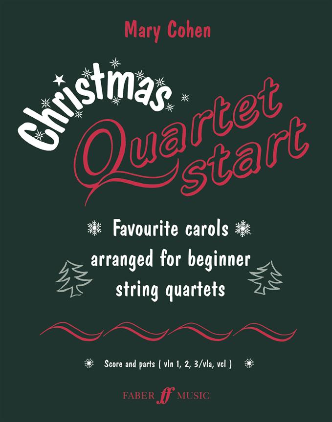 Christmas Quartetstart - Favorite Carols arranged for Beginner String Quartets - vánoční melodie pro smyčcový kvartet