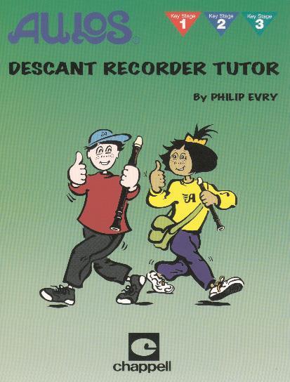 Aulos Descant Recorder Tutor - na zobcovou flétnu