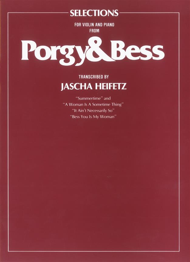 Porgy And Bess Selections For Violin - pro housle a klavír