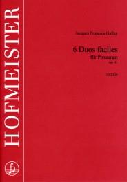 6 Duos faciles, op. 41 - pro dva trombony