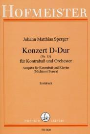 Konzert Nr. 15 für Double Bass und Orchester D-Dur
