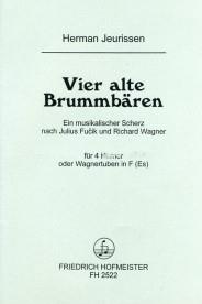 4 Brummbären - Ein musikalischer Scherz nach J. Fucik und R. Wagner - čtyři lesní rohy