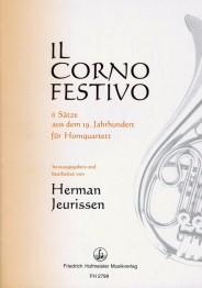 Corno festivo. 6 Sätze aus dem 19. Jahrhundert - čtyři lesní rohy