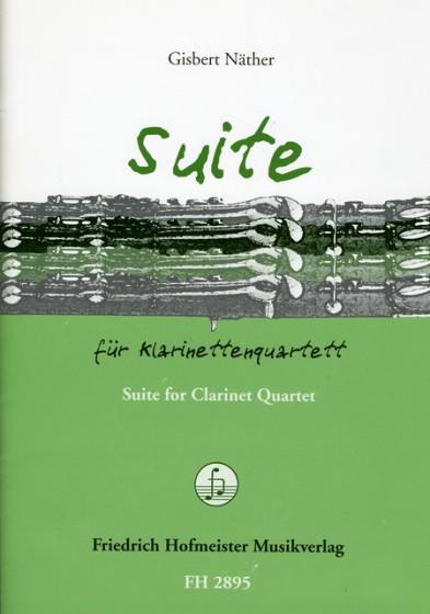 Suite für KlarinettenQuartett - čtyři klarinety - čtyři klarinety