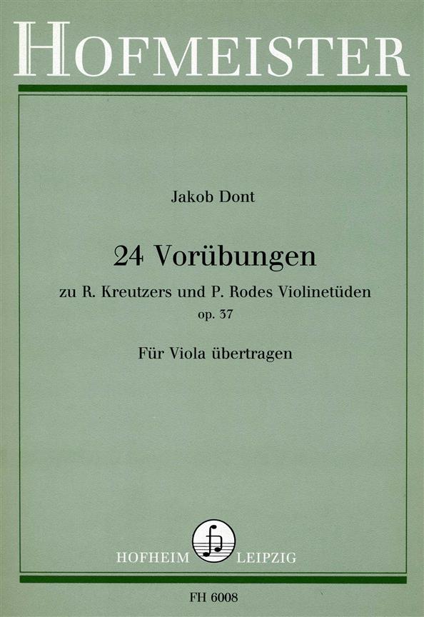 24 Vorübungen für Violine, op. 37 - na violu
