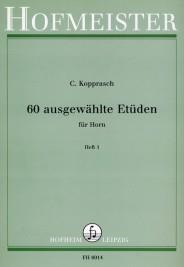 60 Ausgewahlte Etuden (Gumbert, Frehse) - Heft 1 - pro lesní roh