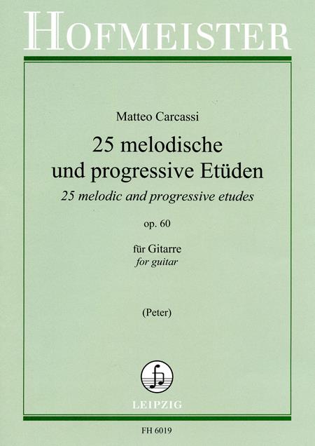 25 melodische und progressive Etüden, op. 60 - pro kytaru