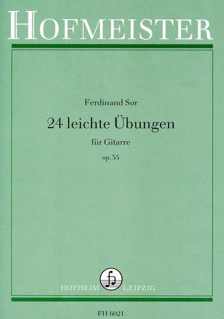 24 leichte übungen, op. 35 - pro kytaru