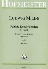 50 Konzertstudien, op. 26, Heft 2 - pro fagot