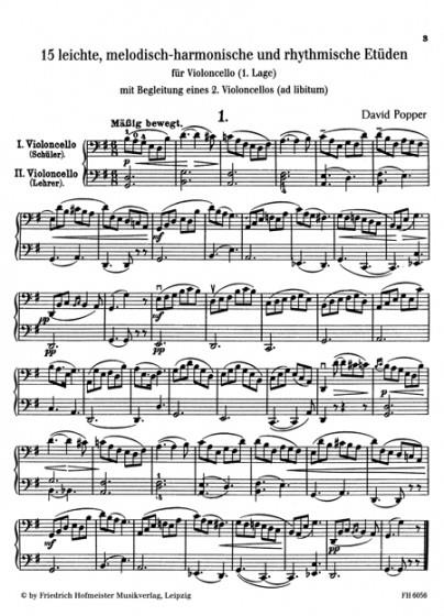 15 Etuden, op. 76 I (Schulz) - etudy pro violoncello