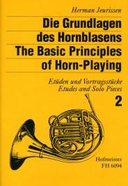 Die Grundlagen des Hornblasens (dt./engl.) - Band 2: Etüden und Vortragsstücke / Etudes and Solo Pieces - pro lesní roh