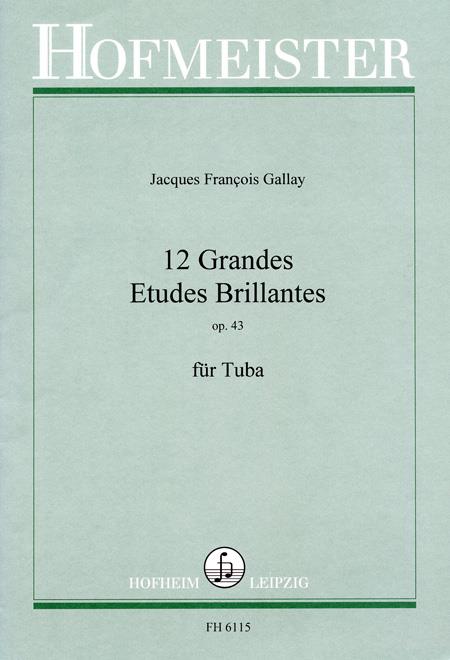 13 Grandes Etüudes Brillantes, op. 43 - pro tubu