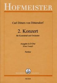 2. Konzert für kontrabass und Orchester - Ausgabe in D-Dur