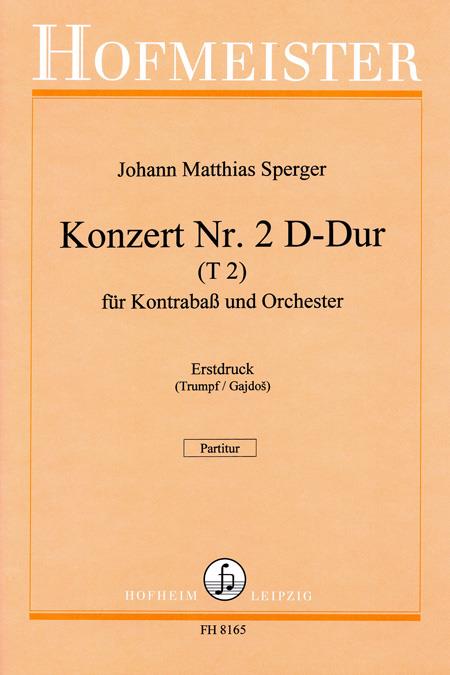 Konzert Nr. 2 D-Dur für Double Bass und Orchester