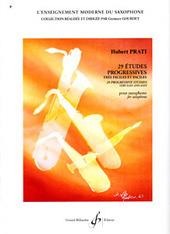 29 Etudes Progressives Tres Faciles Et Faciles - pro saxofon