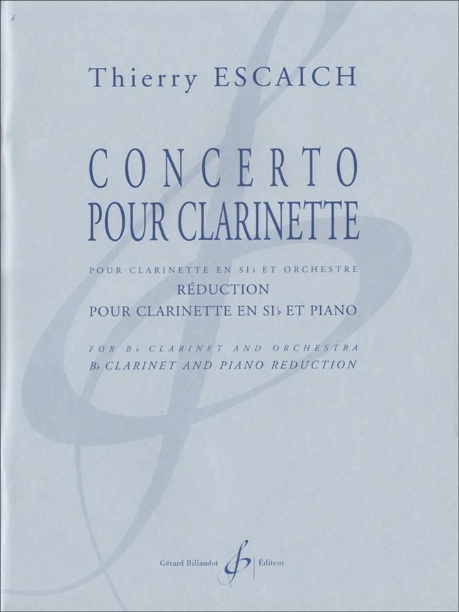Concerto Pour Clarinette - klarinet a klavír