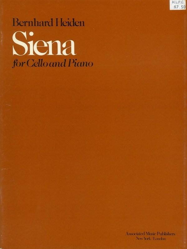 Bernhard Heiden: Siena