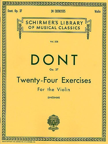 Jacques Dont: Twenty-Four Exercises For The Violin Op.37