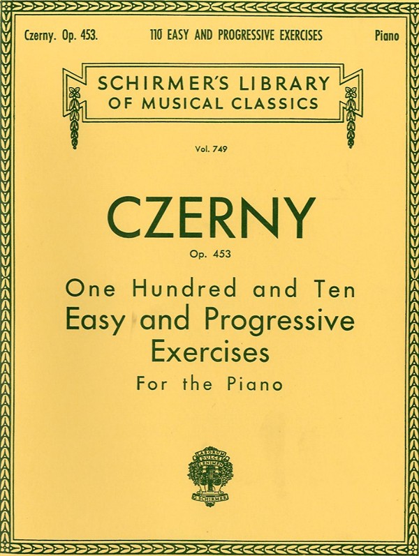 Carl Czerny: 110 Easy And Progressive Exercises For Piano Op.453
