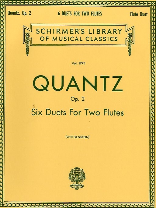 Johann Quantz: Six Duets For Two Flutes Op.2