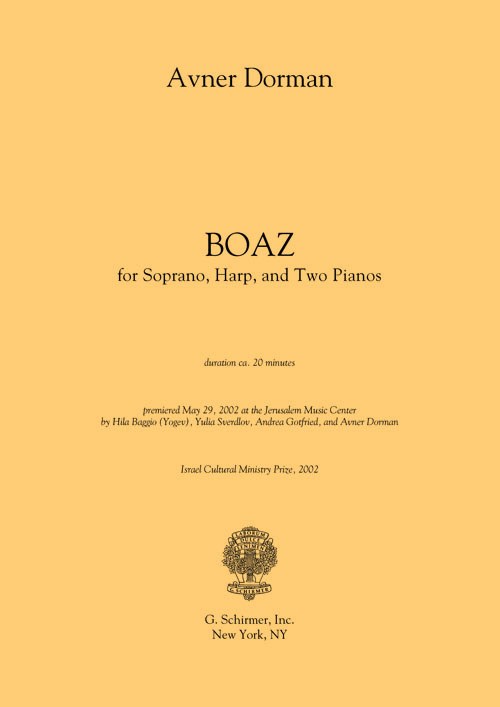 Avner Dorman: Boaz - Set Of 4 Playing Scores