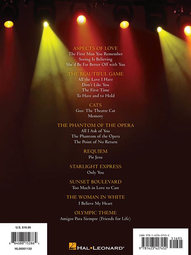 Andrew Lloyd Webber - 17 duetu pro zpěv a klavír