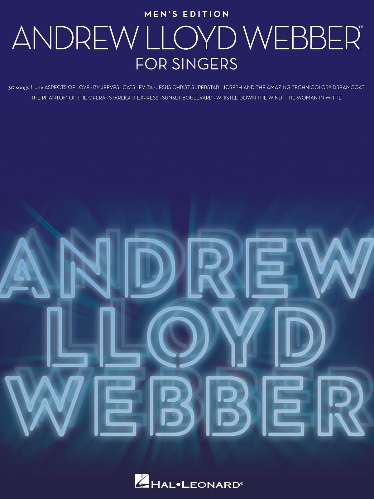 Mužské písně od Andrew Lloyd Webber pro zpěv a klavír