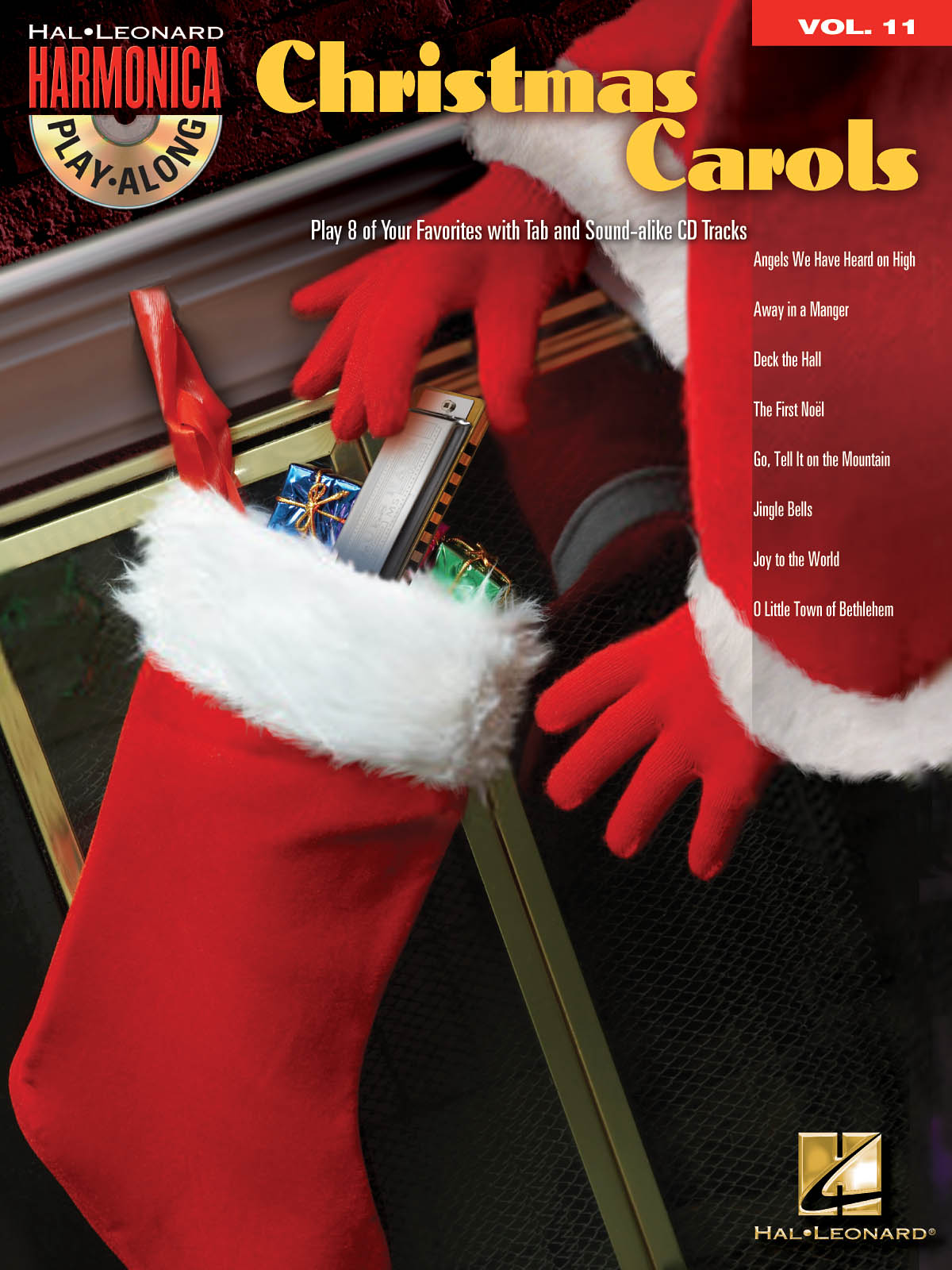 Christmas Carols - Harmonica Play-Along Volume 11 - noty na foukací harmoniku