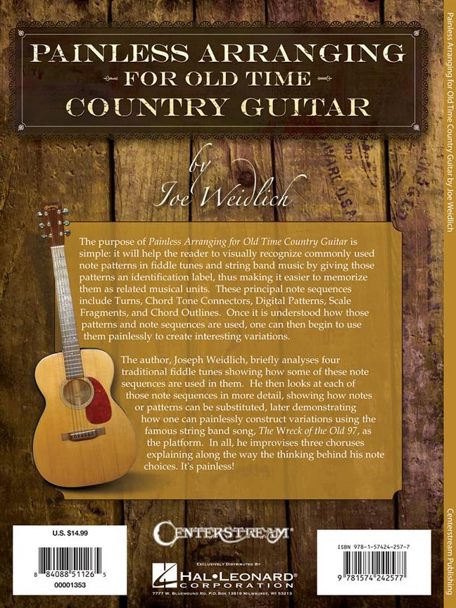 Painless Arranging for Old-Time Country Guitar - pro kytaru