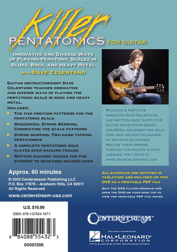 Killer Pentatonics for Guitar - Innovative and Diverse Ways of Playing Penatonic Scales in Blues, Rock, and Heavy Metal - pro kytaru